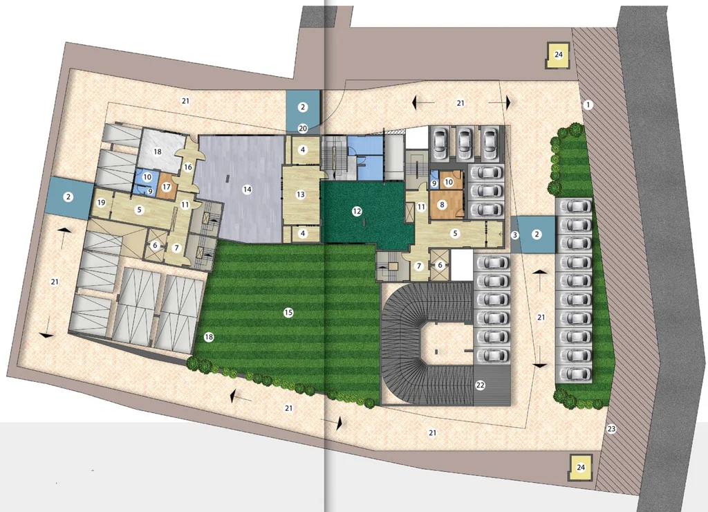Master Plan of DKD Ivy Towers in Bariatu, Ranchi - Image 368595