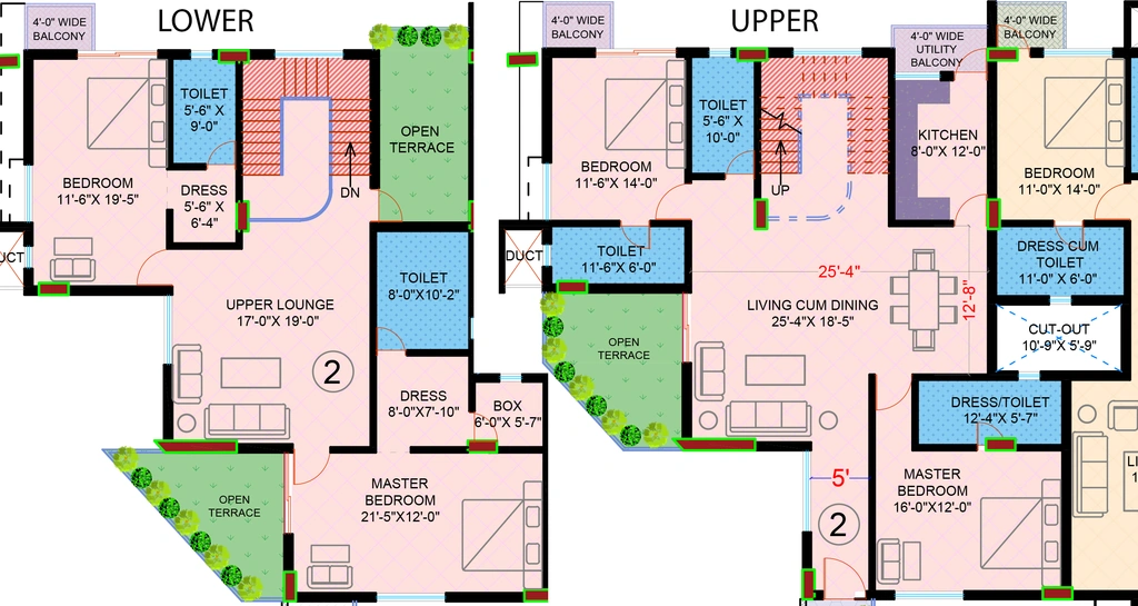 4 BHK Penthouse in Panchratna Sarawgi Elitus in Hatma, Ranchi - Image 902495