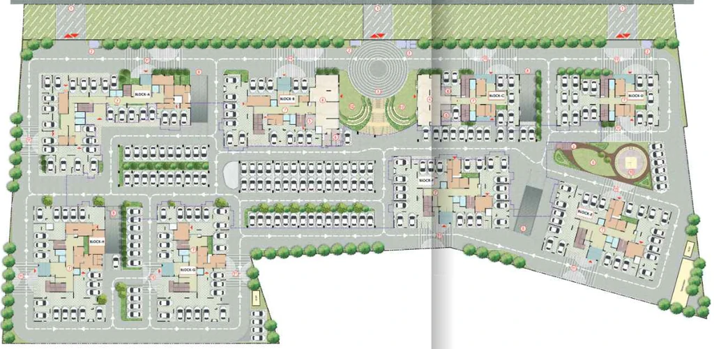 Master Plan of Aastha Genesis in Namkum, Ranchi - Image 368718