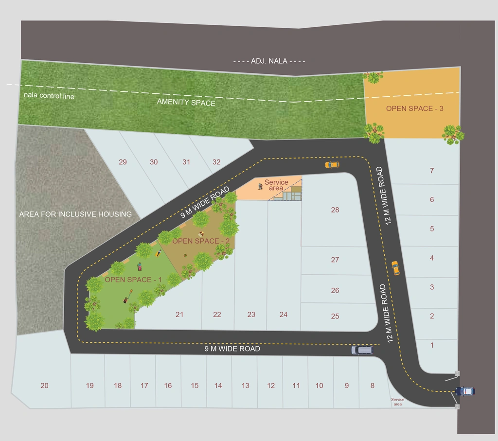 Master Plan of Oxford Meadows in Mulshi, Pune - Image 364815