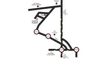 Location of Legacy Tower Subh Shagun Enclave Phase 2 - Image 368735