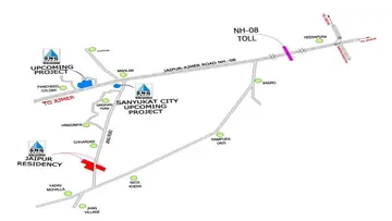 Location of SNG Jaipur Residency - Image 364679