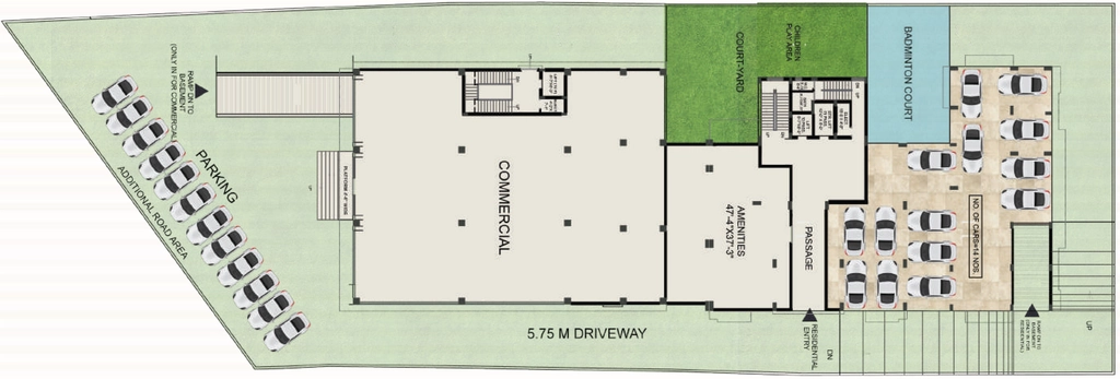 Master Plan of Prarthana Solitaire in Hindpiri, Ranchi - Image 368778