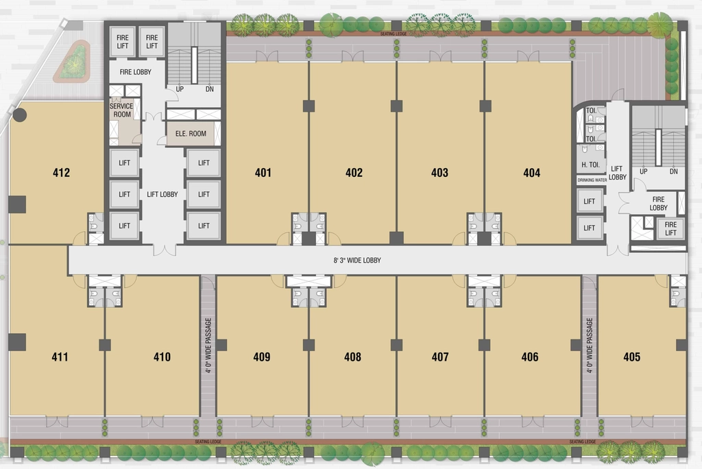 Floor Plan of Kaavyaratna Narmada in Gift City, Gandhinagar - Image 365417