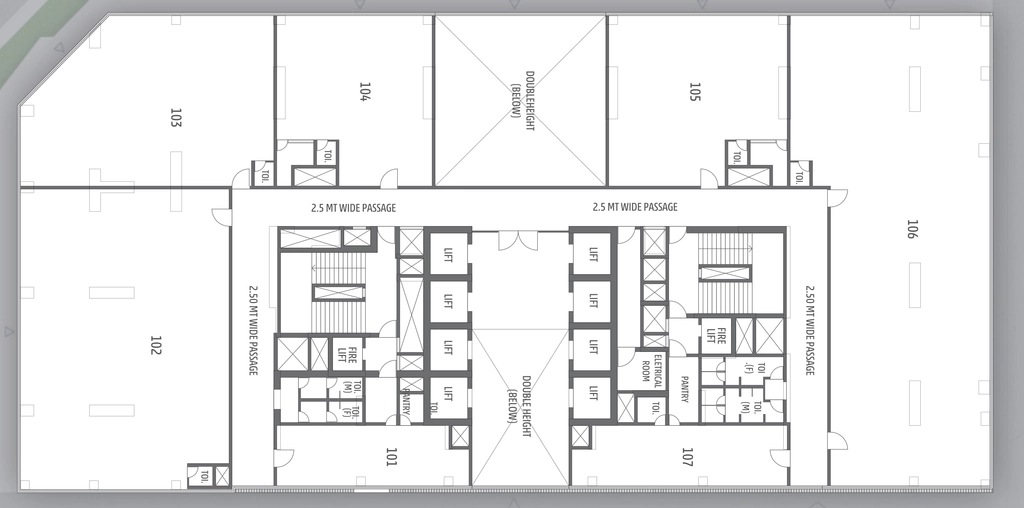 Floor Plan of Shivalik Trophy in Gift City, Gandhinagar - Image 365411