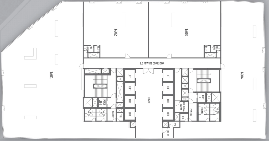 Floor Plan of Shivalik Trophy in Gift City, Gandhinagar - Image 365410