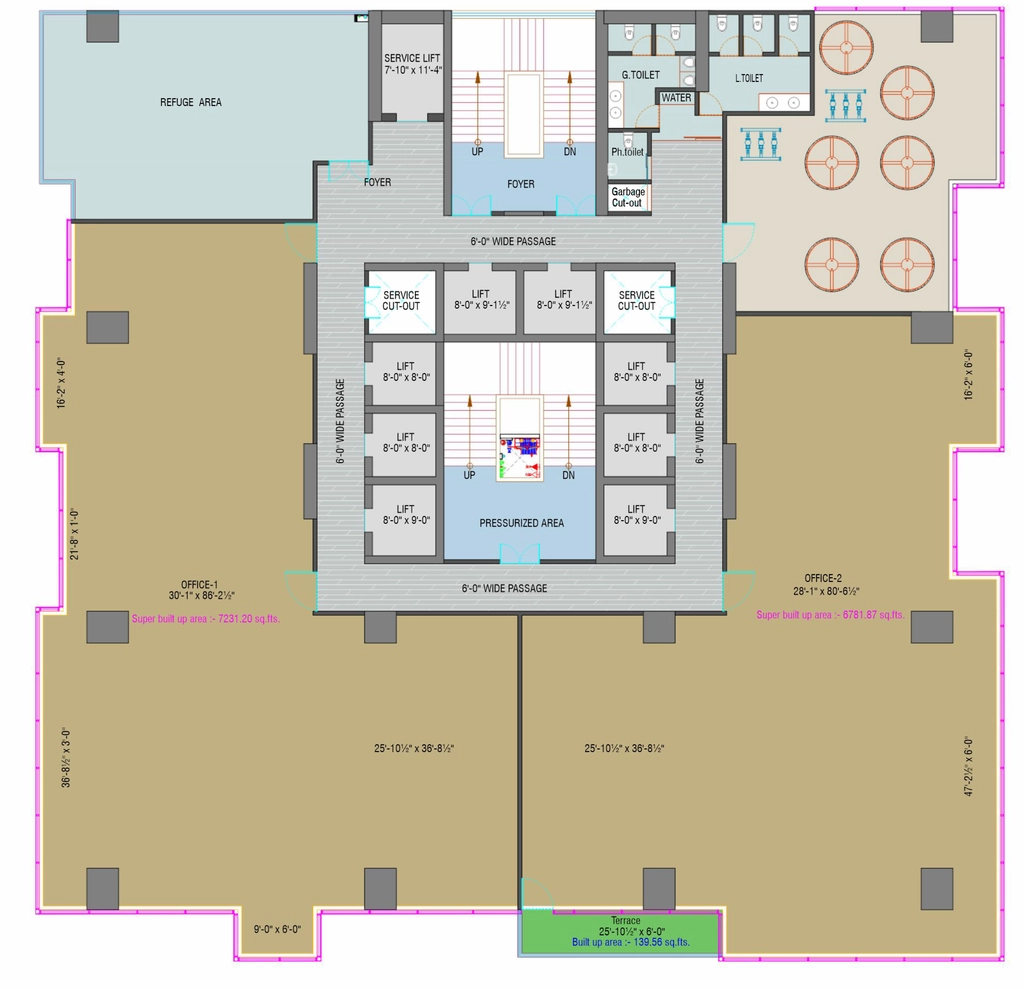 Floor Plan of Nakshatra Regalia in Gift City, Gandhinagar - Image 365399