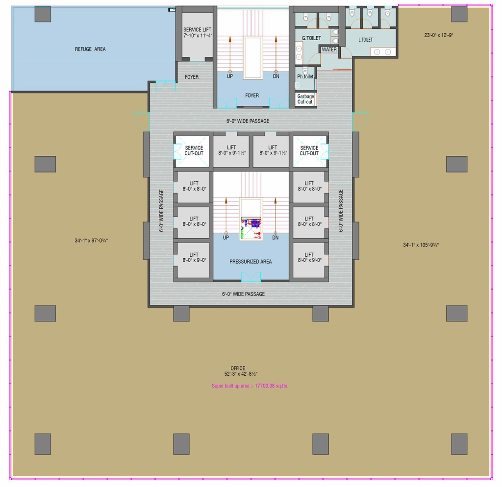 Floor Plan of Nakshatra Regalia in Gift City, Gandhinagar - Image 365397