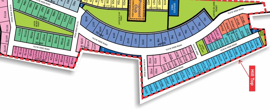 Master Plan of M Jhaveri Silver Sky Park in Rau, Indore - Image 365354
