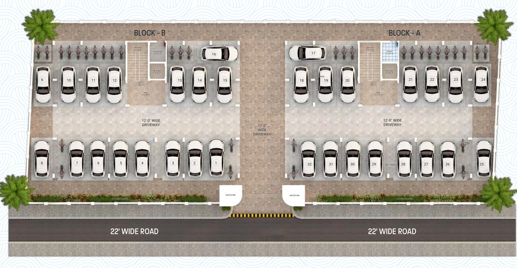 Master Plan of Sky Maa Janki Residency in Namkum, Ranchi - Image 415215