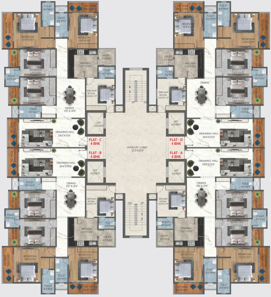 Floor Plan of Jaishree Green City Phase 2 in Argora, Ranchi - Image 368813