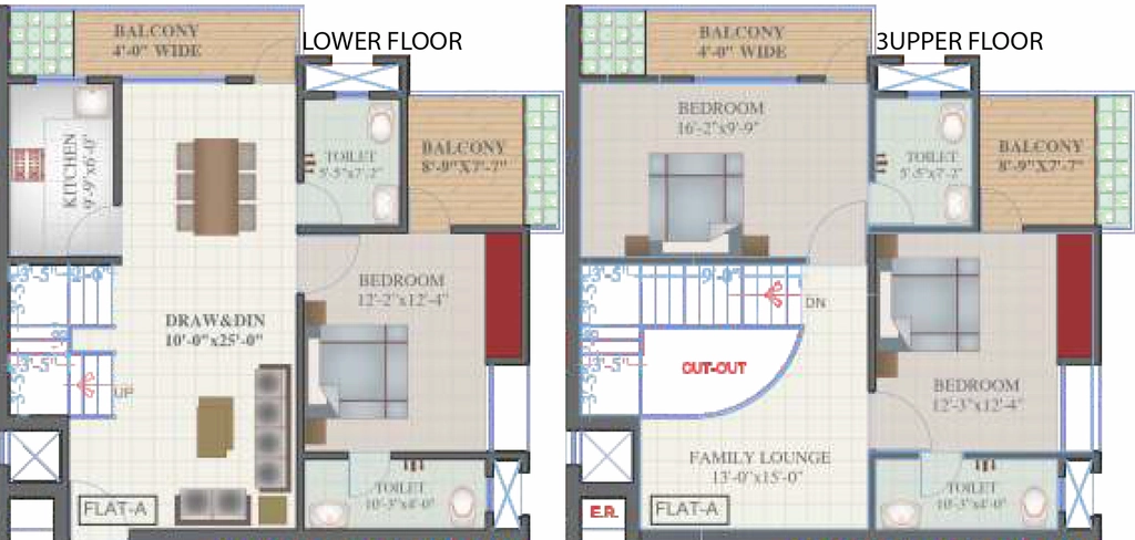 3 BHK Penthouse in Koinar Kujur Enclave Phase 2 in Argora, Ranchi - Image 902578