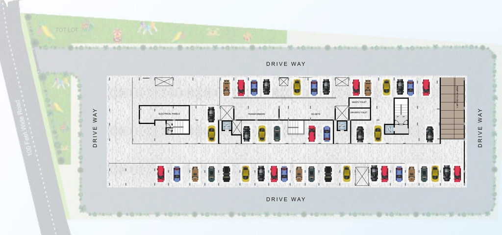 Master Plan of Home Town Heights in Kowkoor, Hyderabad - Image 366079