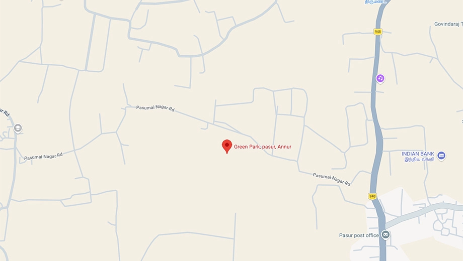 Location of The Green Park in Annur, Coimbatore - Image 366086