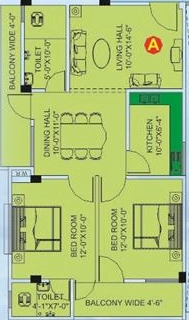 2 BHK Flat in Ananya Madhu Enclave in Hatia, Ranchi - Image 902582