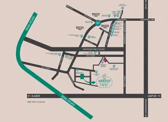 Location of One Adarsh Nagar One - Image 366153