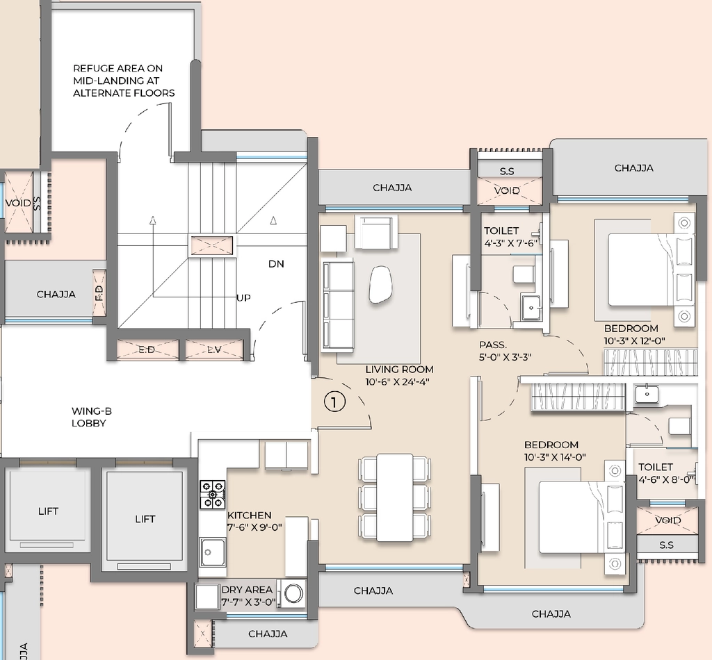 2 BHK Flat in Arkade Evoke in Goregaon West, Mumbai - Image 900624
