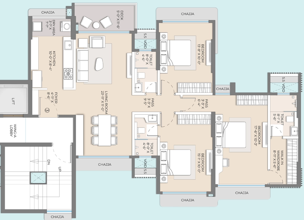 3 BHK Flat in Arkade Evoke in Goregaon West, Mumbai - Image 900626