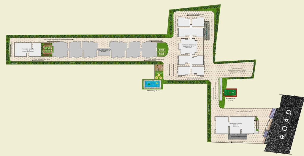 Master Plan of Aarohi City in Bailey Road, Patna - Image 366329