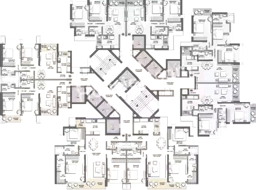Floor Plan of Raymond The Address by GS Wadala in Wadala, Mumbai - Image 366520