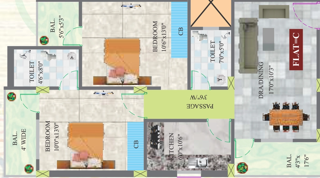 2 BHK Flat in Akshat Enclave in Hesal, Ranchi - Image 903981
