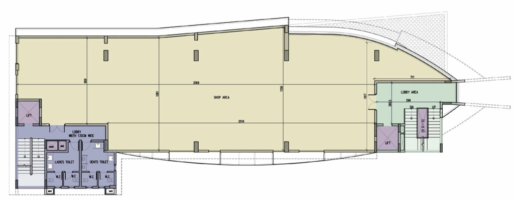 Floor Plan of Syama Business Hub in Vyttila, Kochi - Image 367820
