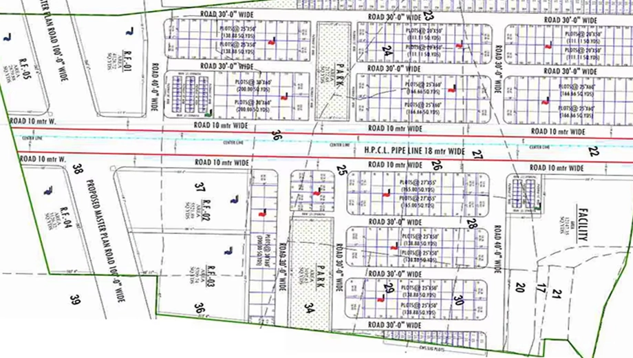 Master Plan of Platinum Tejasvi Greens in Ajmer Road, Jaipur - Image 366840