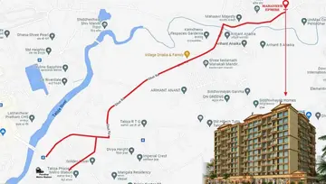 Location of Millennium Mahaveer Empire - Image 36603
