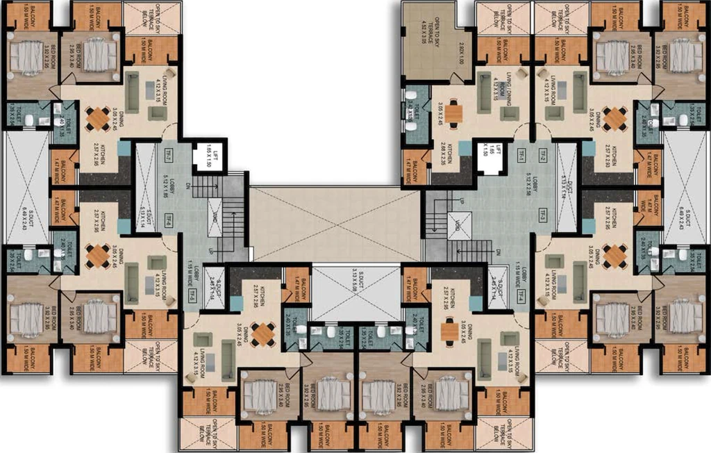 Floor Plan of Solanki Solsons Gulmohar in Porvorim, Goa - Image 366904