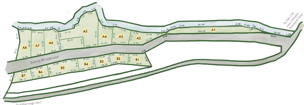 Master Plan of Shantilal Waddo in Chicalim, Goa - Image 366936