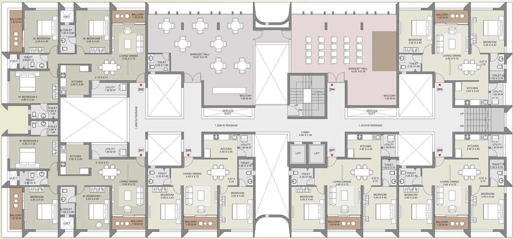 Floor Plan of Shantilal Sage in Dabolim, Goa - Image 366956