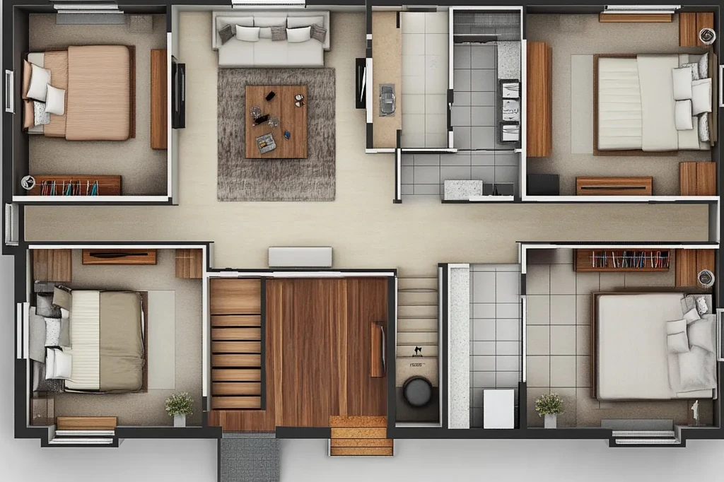 4 BHK Flat in Cooperative Anamika Apartment in Dwarka, New Delhi - Image 901878