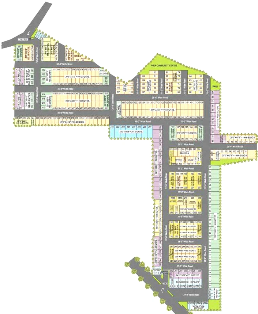 Master Plan of Ubber VIP Enclave in Dera Bassi, Chandigarh - Image 367261