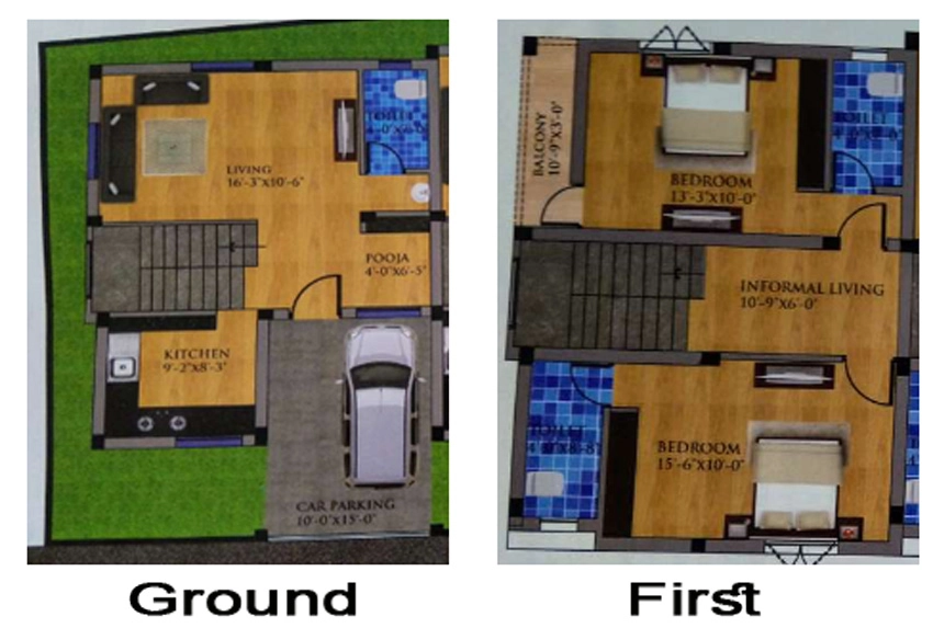 3 BHK House/Villa in Murugan Krupa in Korattur, Chennai - Image 901401