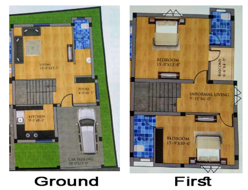 3 BHK House/Villa in Murugan Krupa in Korattur, Chennai - Image 901402