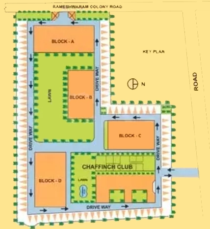 Master Plan of Sri Radhe Krishna Garden in Morabadi, Ranchi - Image 371811