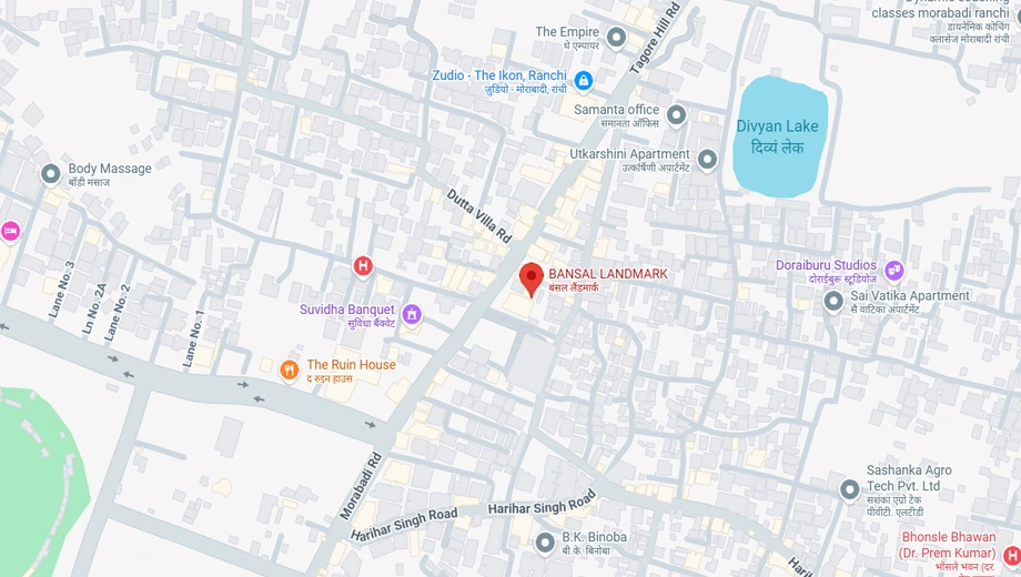 Location of Aashayana Bansal Landmark in Morabadi, Ranchi - Image 371854