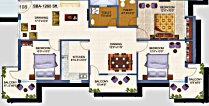 3 BHK Flat in Green Vatika MP Heritage in Namkum, Ranchi - Image 904362