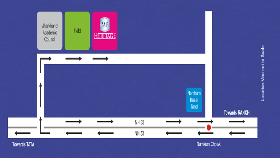 Location of Green Vatika MP Heritage in Namkum, Ranchi - Image 371940