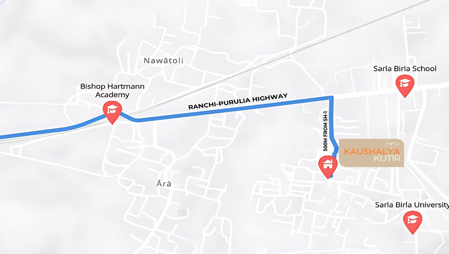 Location of Bishram Kaushalya Kutir in Namkum, Ranchi - Image 371957