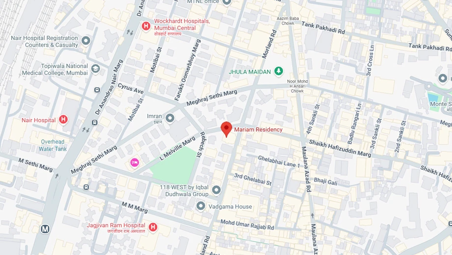 Location of Darvesh Mariam Residency in Agripada, Mumbai - Image 370675