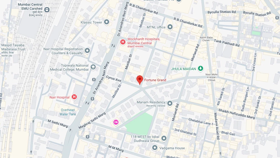 Location of Fortune Grand in Agripada, Mumbai - Image 370707