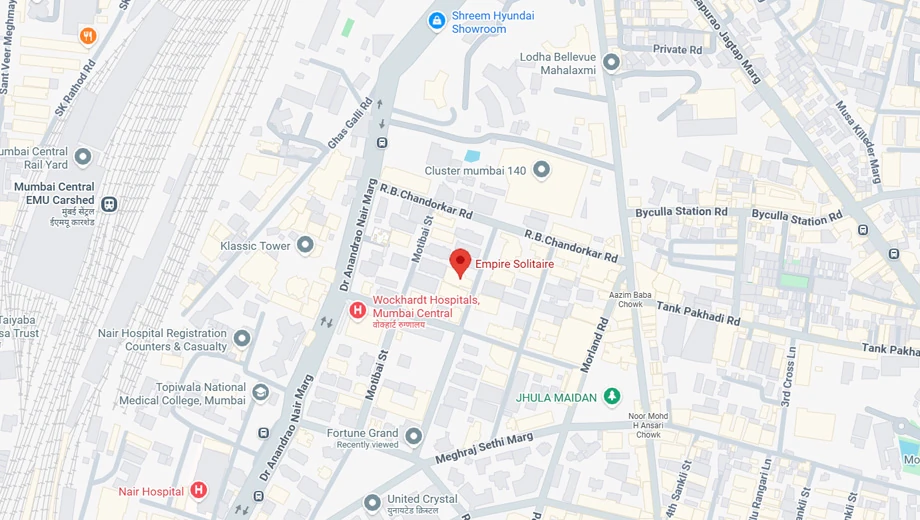 Location of Aalay Empire Solitaire in Agripada, Mumbai - Image 370640