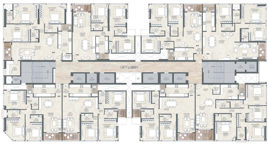 Floor Plan of Inspira One in Bandra West, Mumbai - Image 370735