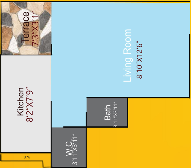 1 RK Flat in Ratneshwar Happy Homes in Panvel, Navi Mumbai - Image 467736