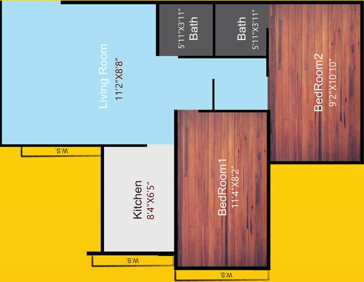 2 BHK Flat in Ratneshwar Happy Homes in Panvel, Navi Mumbai - Image 467739
