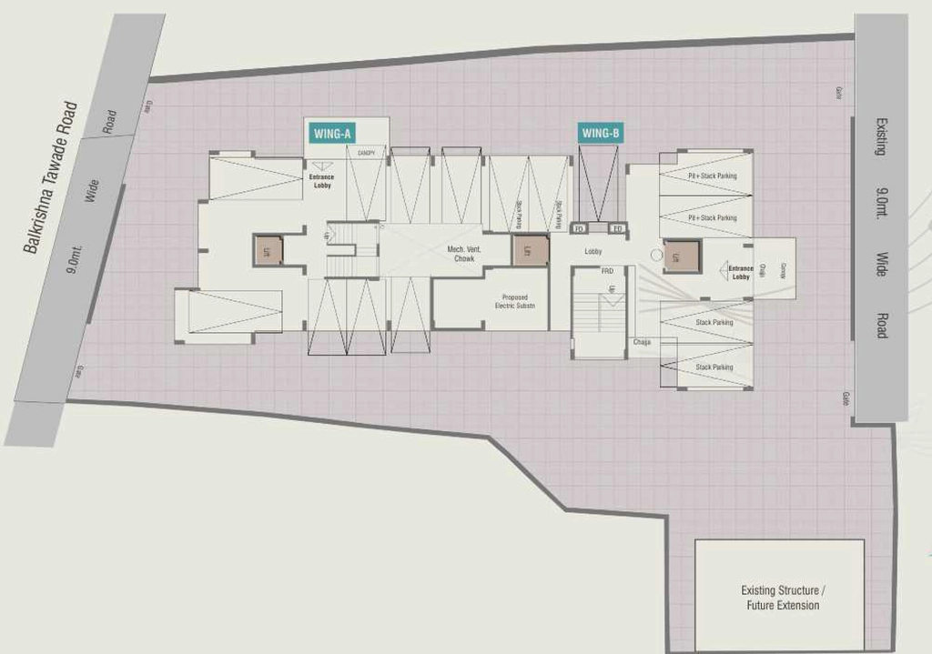 Master Plan of Raviraj Tarang in Dahisar West, Mumbai - Image 369529