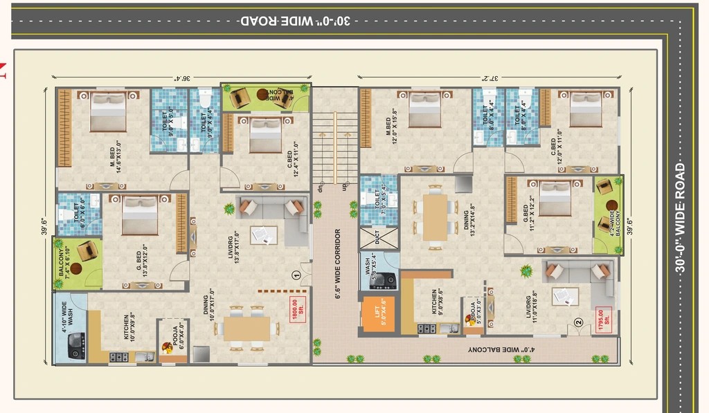 Master Plan of GSN Rise in Sainikpuri, Hyderabad - Image 369593