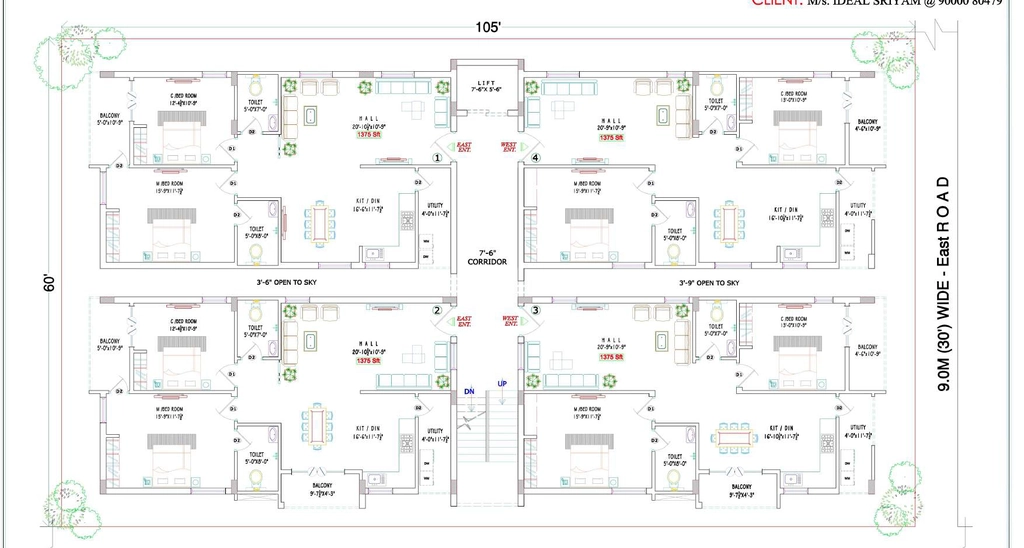 Master Plan of Ideal Sriyam in Manikonda, Hyderabad - Image 369976