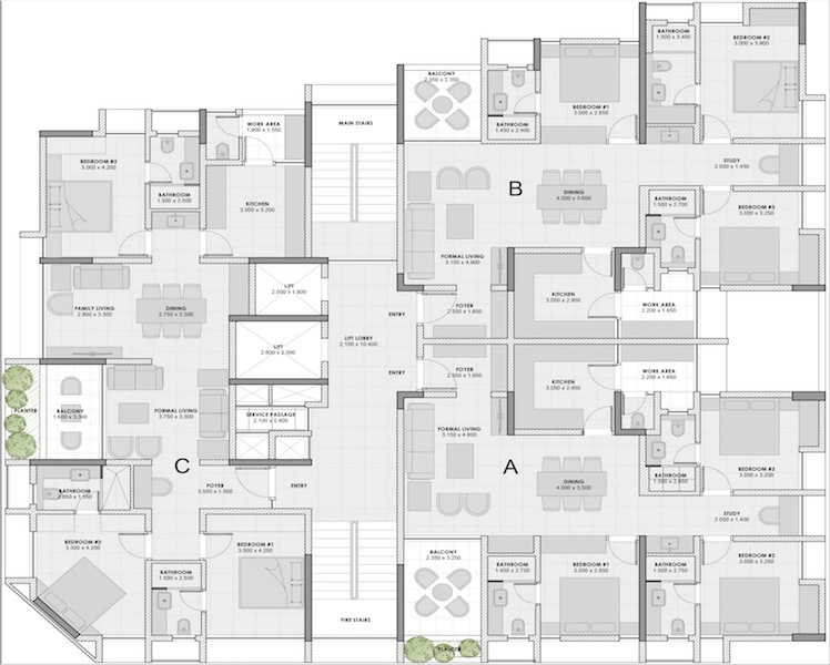 Floor Plan of RDS Echo in Elamakkara, Kochi - Image 369657